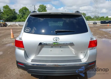 2013 Toyota Highlander Se V6 из США, поврежденный, VIN 5TDBK3EH8DS252259